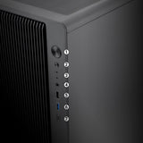 Coolbox Caja Microatx Gm350 Darkface Gpu Max 315mm Cristal Templado Liquida 240mm Usb-C Negra
