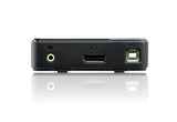 Aten Cs782dp Interruptor Kvm Negro (2 Port Usb Displayport Kvm Switch 4k)