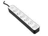 EAN 5907512863268 - Tracer Zebra Negro, Blanco 6 salidas AC 1,5 m imagen 1