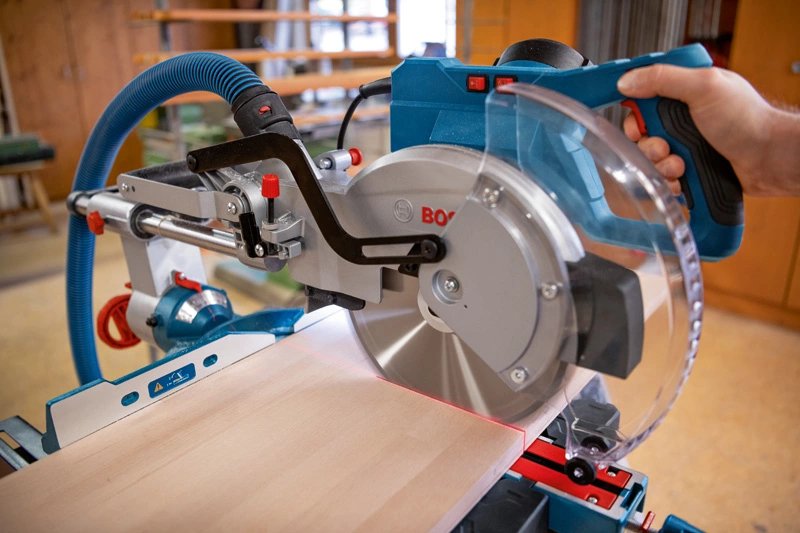 Sierra Tronzadora E Ingletadora Bosch Professional Gcm 305-254 D Professional Azul, 1.500 Vatios