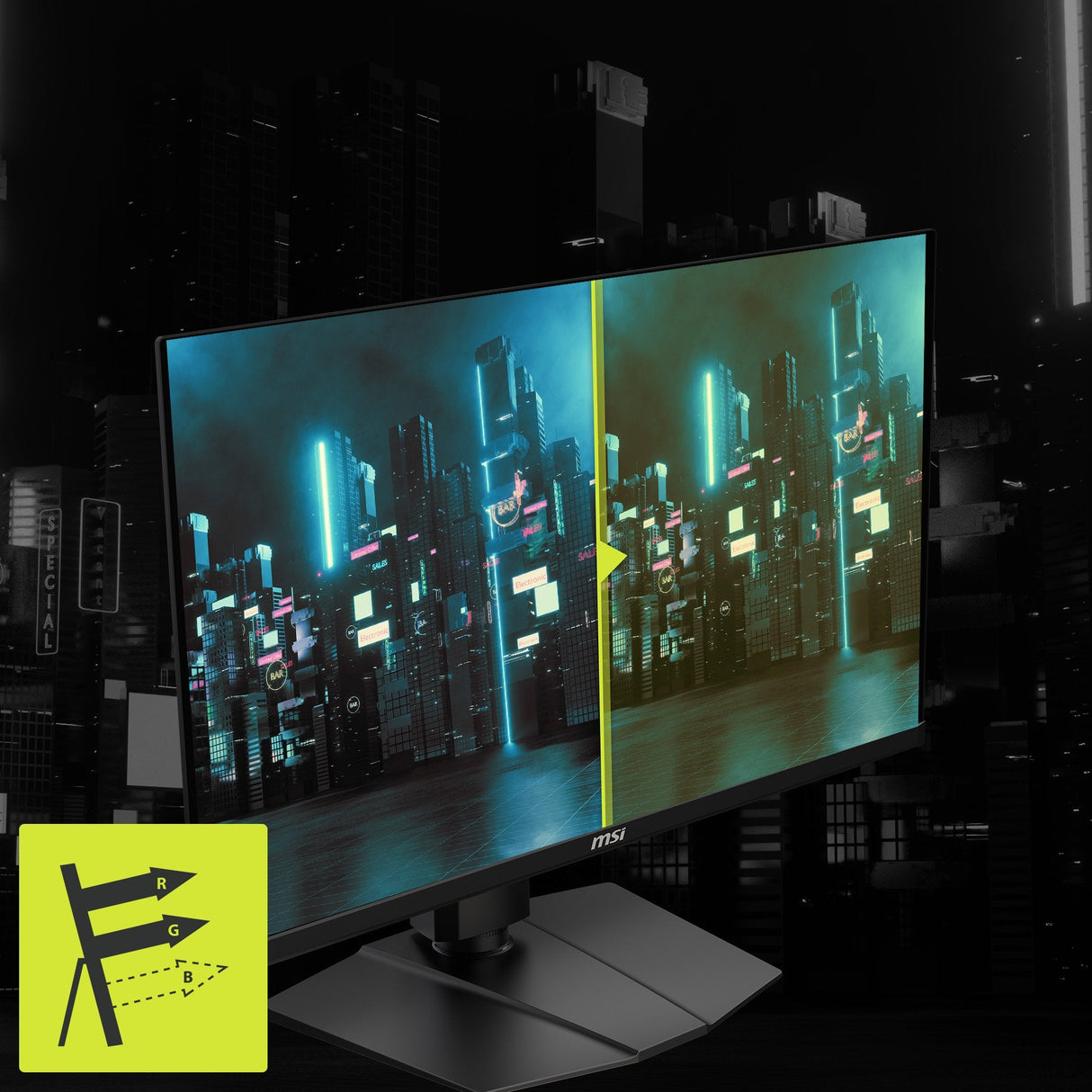 Monitor Gaming  Msi Mag 274qrfde Qd E2 (27 Pulgadas), Negro, Wqhd, Rapid Ips, Hdr, Adaptive-Sync, Panel De 180hz 9s6-3cc29h-223