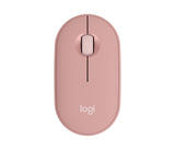 Ratón Logitech Pebble 2 M350s Wireless + Bluetooth Rosa 910-007014