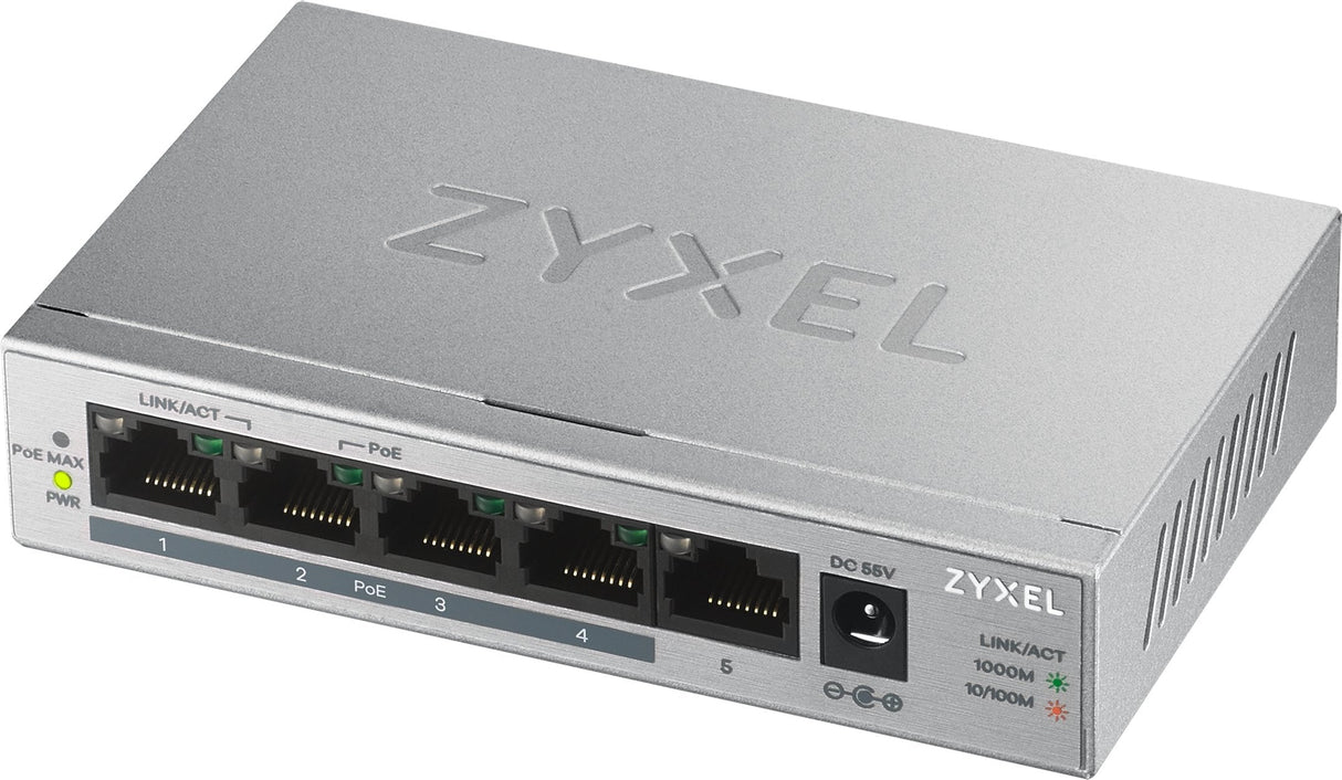 Zyxel Switch  5x Gs1005 Poe+
