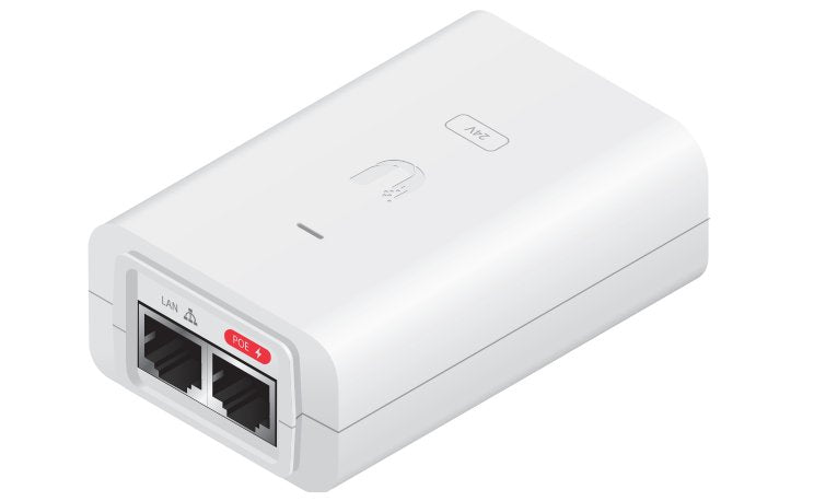 EAN 0817882022002 - Ubiquiti POE-24-12W-WH adaptador e inyector de PoE 24 V imagen 1