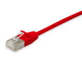 Equip Cable De Red Cat6a S/Ftp 2xrj45 2.00m Rojo Slim Lszh