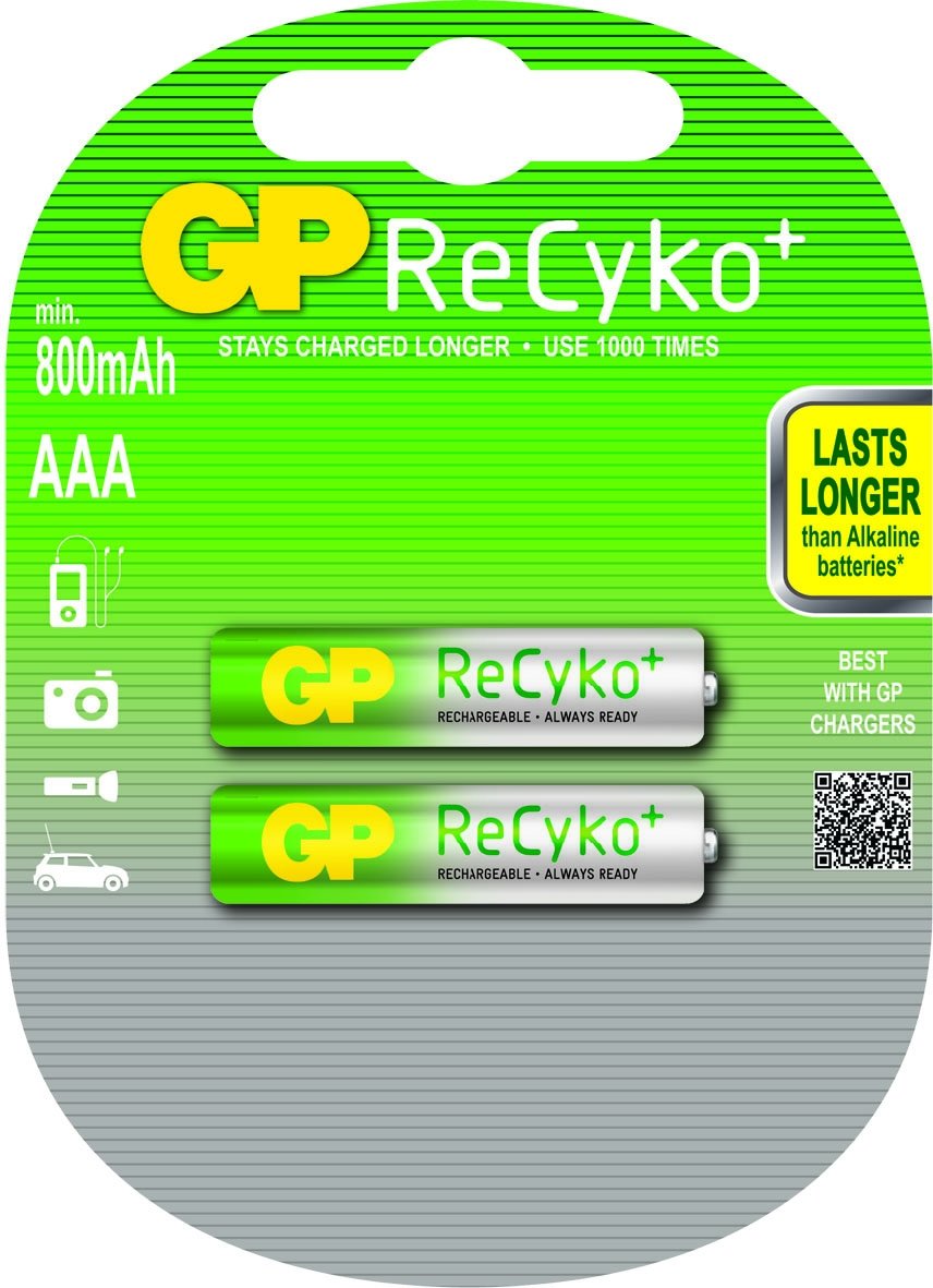 EAN 4891199089206 - GP Batteries AAA Batería recargable Níquel-metal hidruro (NiMH) imagen 1