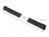 Delock Funda De Cierre Automático 2 M X 8 Mm Negro