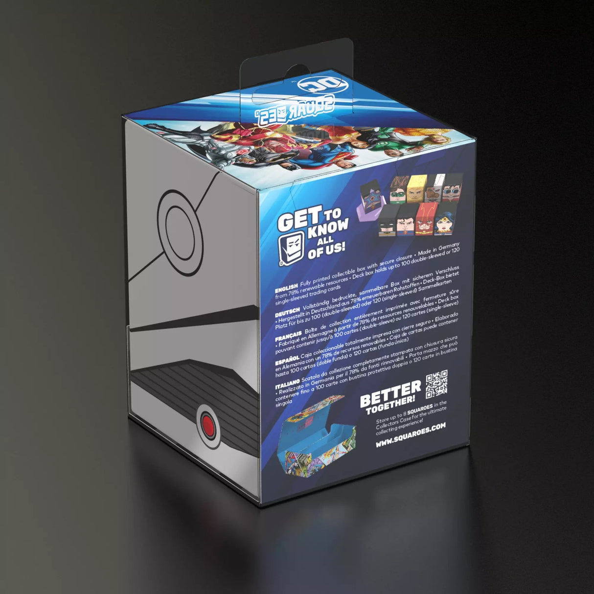 Caja De Mazo Squaroes Dc Justice League Cyborg