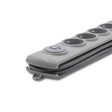 EAN 5901878502700 - Qoltec 50270 limitador de tensión Gris 5 salidas AC 230 V 1,8 m imagen 1