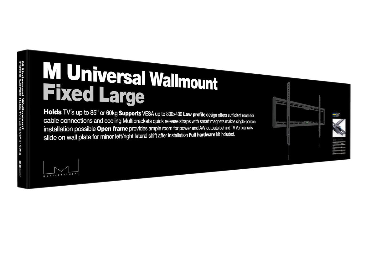 M Universal Wallmount Fixed  Large Black