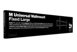 M Universal Wallmount Fixed  Large Black