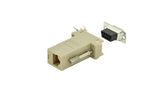 Adaptador Digitus Rs 232, Db9, Rj45, Modular Db9 F, Rj45 F
