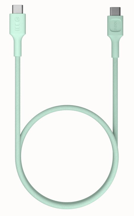 Green Cell Usb-C To Usb-C Cable Powerstream 100w 0.3m Verde - Braided