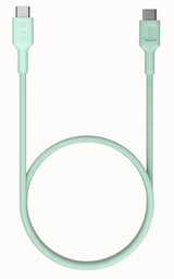 Kabel Usb-C-Usb-C Powerstream 100w Oplot 1,2m Zielony