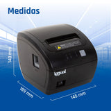 EAN 8435364319185 - iggual TP7001-1S 203 x 203 DPI Alámbrico Transferencia térmica Impresora de recibos imagen 9
