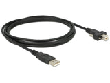 Delock Cable Usb 2.0 Typ A Stecker > Usb 2.0 Typ B Stecker Mit Schrauben 2 M