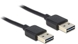 Delock Cable Usb A -> A M/M 1.00m Sw Easy Usb