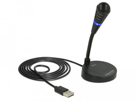 EAN 4043619658688 - DeLOCK 65868 micrófono Negro Micrófono para PC imagen 2
