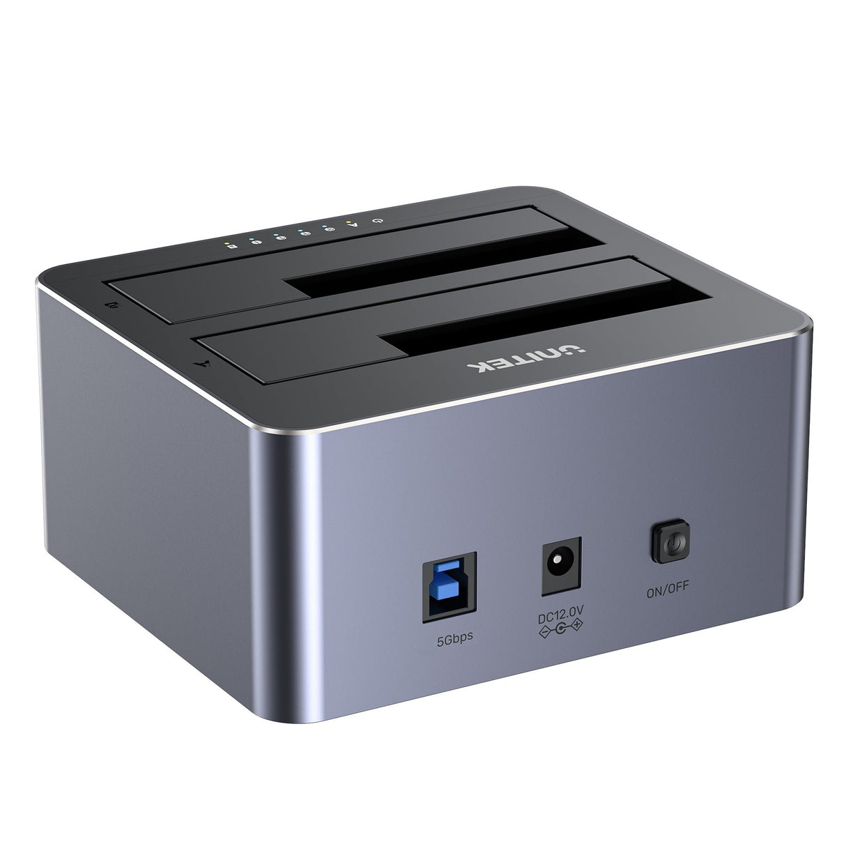 EAN 4894160051271 - UNITEK Y-3026GY01-EU base de conexión para disco duro USB 3.2 Gen 1 (3.1 Gen 1) Type-B Gris imagen 3