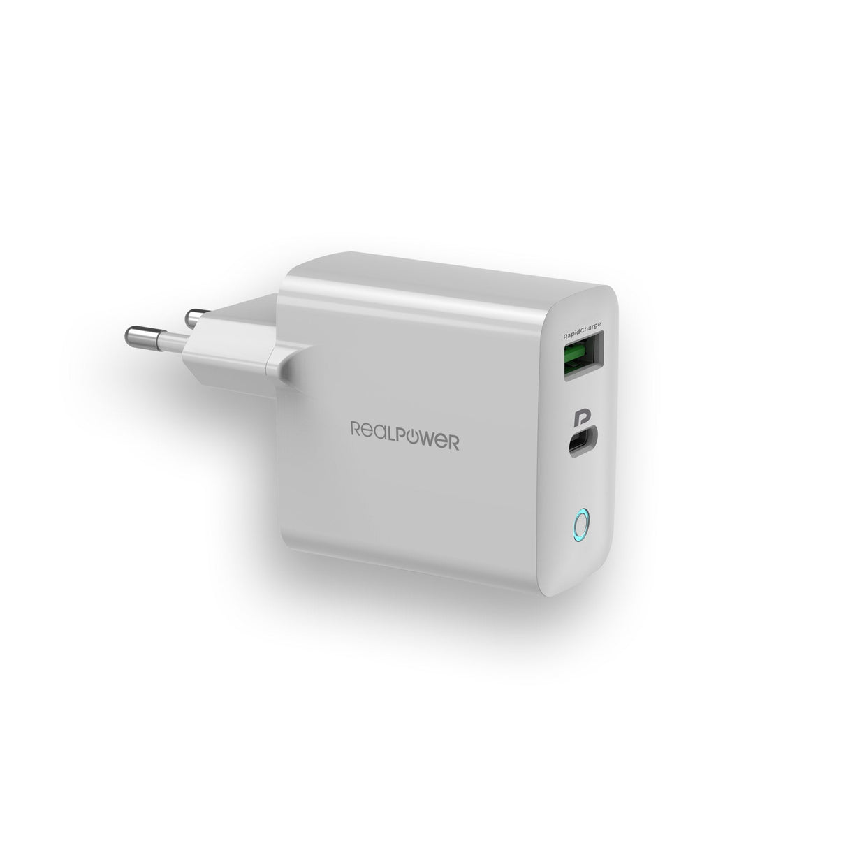 Cargador De Pared Realpower Pc-65 Gan
