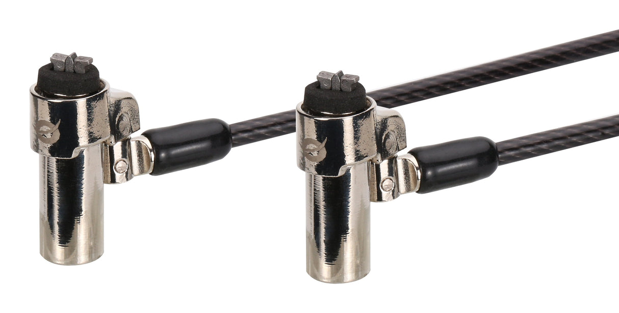 Cable De Seguridad Conceptronic Custodio02bnmt Doble Cabezal Con Llave Compatible Con Llave Maestra