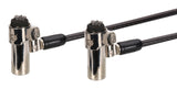 Cable De Seguridad Conceptronic Custodio02bnmt Doble Cabezal Con Llave Compatible Con Llave Maestra