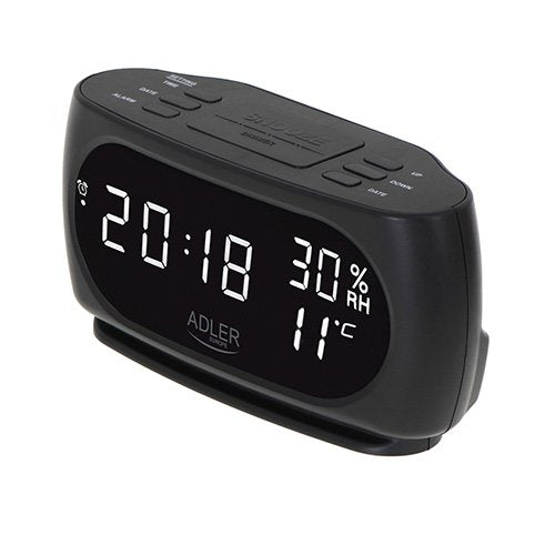 Adler Ad 1186  Reloj De Sobremesa Digital Triangular Negro