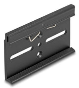 Aluminium Montageclip Für Hutschiene 80,0 X 47,8 Mm Schwarz