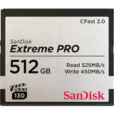 Sandisk Extreme Pro 512gb Memoria Flash Cfast 2.0