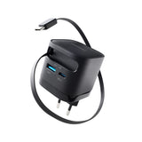 Intenso Compact Fam Charger 65w Usb-C Usb-A Negro