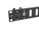 Delock 19? Panel Für Adapter Mit Schraubanschluss 16 Port Schwarz