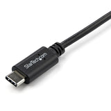 Startech Cable Usb-C M/M Acodado 1m Negro  Usb2cc1mr