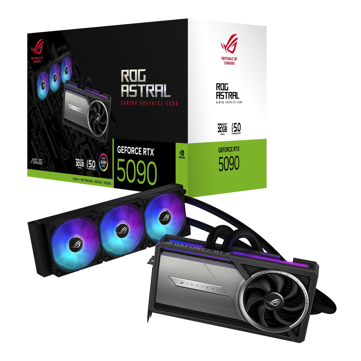 Tarjeta Gráfica Asus Rog Astral  Lc-Rtx5090-32g-Gaming Geforce Rtx 5090 32 Gb Gddr7