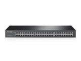 Tp-Link 48-Port Gigabit Switch 48 10/100/1000m Rj45 Ports 1u 19-Inch Rack-Mountable Steel Case