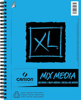 Canson Xl Mix Media Bloc De Dibujo Acuarela De 30 Hojas A4 - Grano Medio - Microperforado Espiral - 21x29.7cm - 300g - Color Blanco