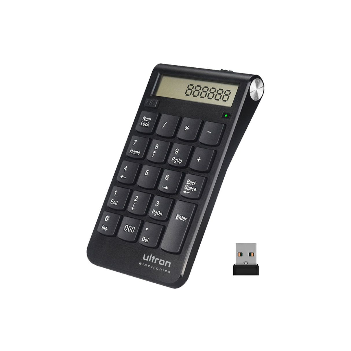 Teclado Numérico Y Calculadora Inalámbrico Ultron Un-2 De 2,4ghz