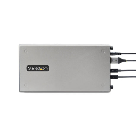 EAN 0065030895002 - StarTech.com 2TBT3-PCIE-ENCLOSURE base para portátil y replicador de puertos Alámbrico Plata imagen 7