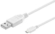 EAN 5711783830986 - Microconnect USBABMICRO0,30W cable USB USB 2.0 0,3 m USB A Micro-USB B Blanco imagen 1
