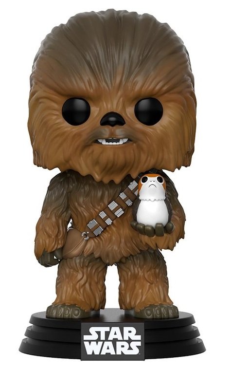 Figura Pop Star Wars Chewbacca With Porg