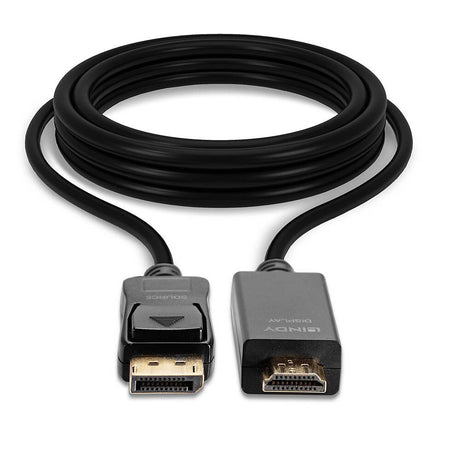 EAN 4002888369206 - Lindy 36920 adaptador de cable de vídeo 0,5 m DisplayPort HDMI tipo A (Estándar) Negro imagen 4