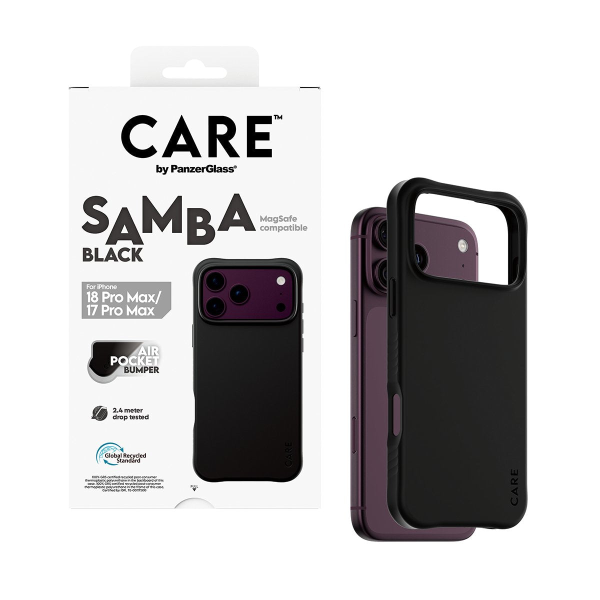 Care By Panzerglass Samba Case Ip17/18 Pro Max Schwarz Ms