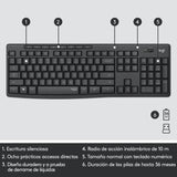 EAN 5099206092419 - Logitech 920-009798 teclado Ratón incluido Oficina USB QWERTY Español Grafito imagen 11