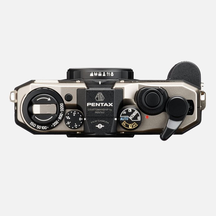 Pentax 17, Cámara Negra/Plateada Tpen17c