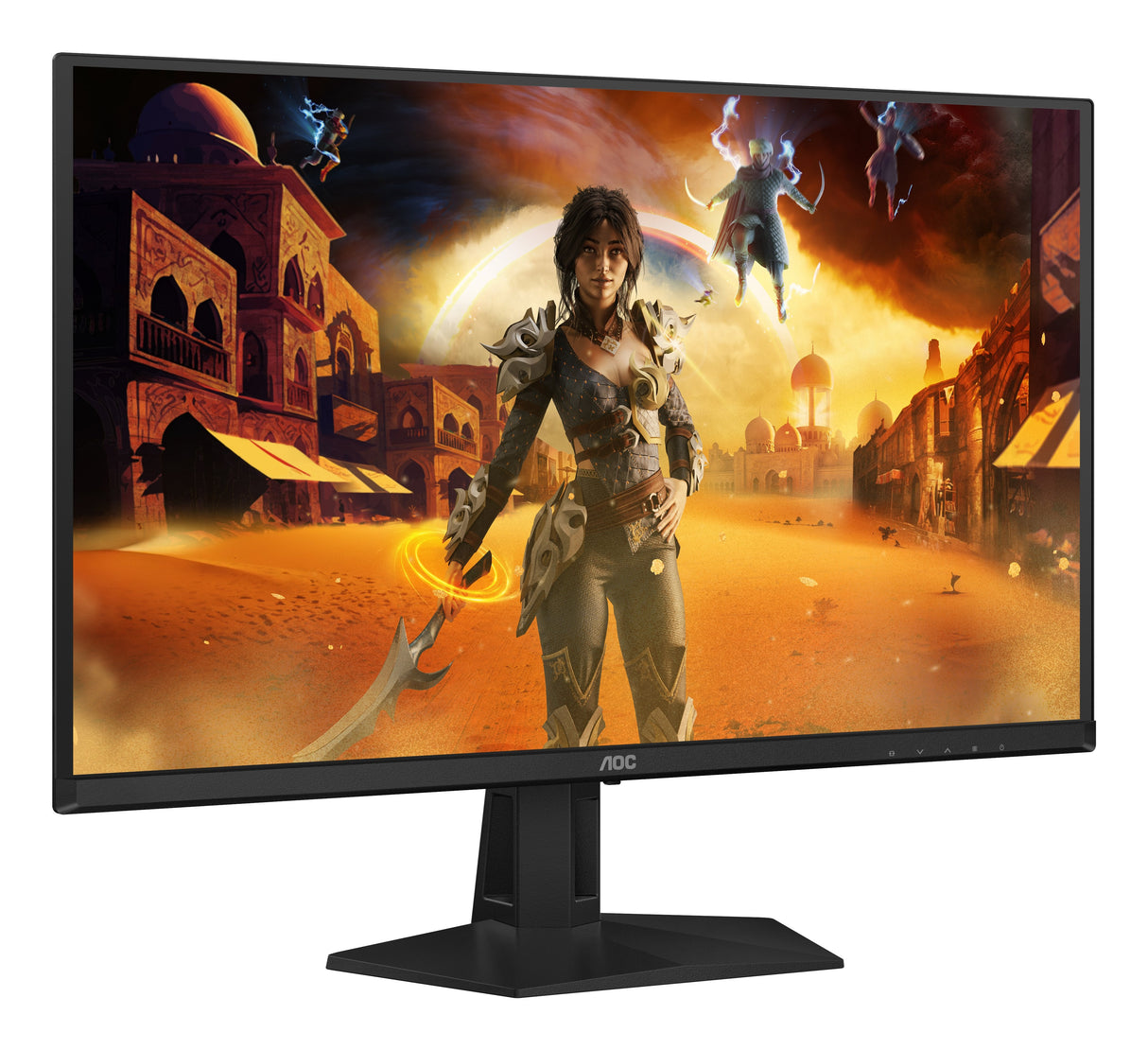 Monitor  Aoc Agon Q27g41zdf Qd-Oled Gaming 26,5 " Negro, Qhd, Hdmi, Dp, Adaptive-Sync, Compatibilidad G-Sync, Panel De 240hz Q27g41zdf