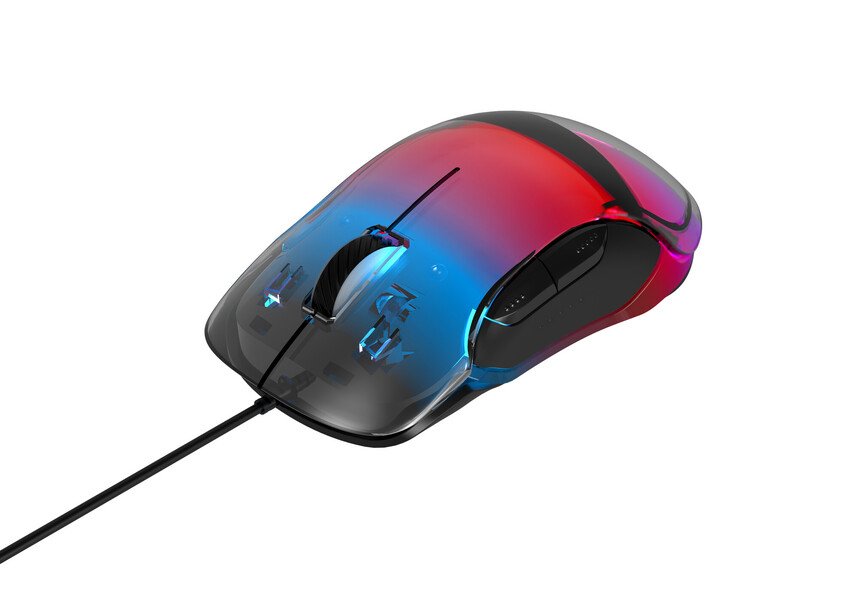 Canyon Raton Gaming Braver Gm-728 Rgb 6 Botones Transparente