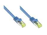 Goodconnections Rj45 Cable De Red Con Cat. 7 Cable A Granel Y Protector De Pestaña (), S Ftp, Pimf, Libre De Halógenos, 500mhz, Ofc, Azul, 15m,