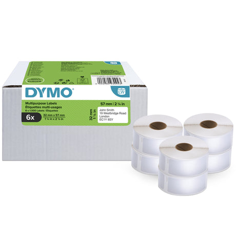 EAN 3026980930943 - DYMO LW - Multi-Purpose Labels - 32 x 57 mm - 2093094 Blanco Etiqueta para impresora autoadhesiva imagen 2