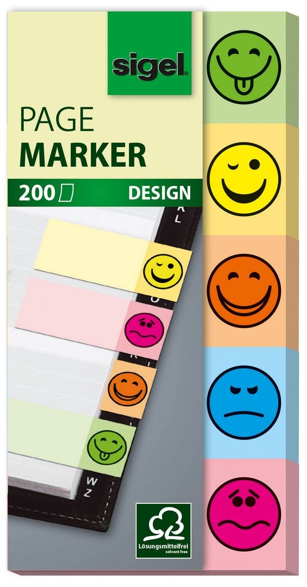 Sigel Pagemarker Design Smile - Seitenmarker