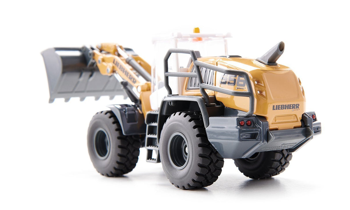 Cargadora De Ruedas Siku Super Liebherr L 566, Modelo De Vehículo Amarillo/Gris 4006874035618