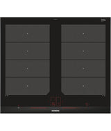 Siemens Ex675lxc1e Hobs Negro, Acero Inoxidable Integrado Con Placa De Inducción 4 Zona(S)